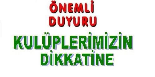 AMATÖR LİGLERDE İLAN EDİLMESİ GEREKEN HUSUSLAR